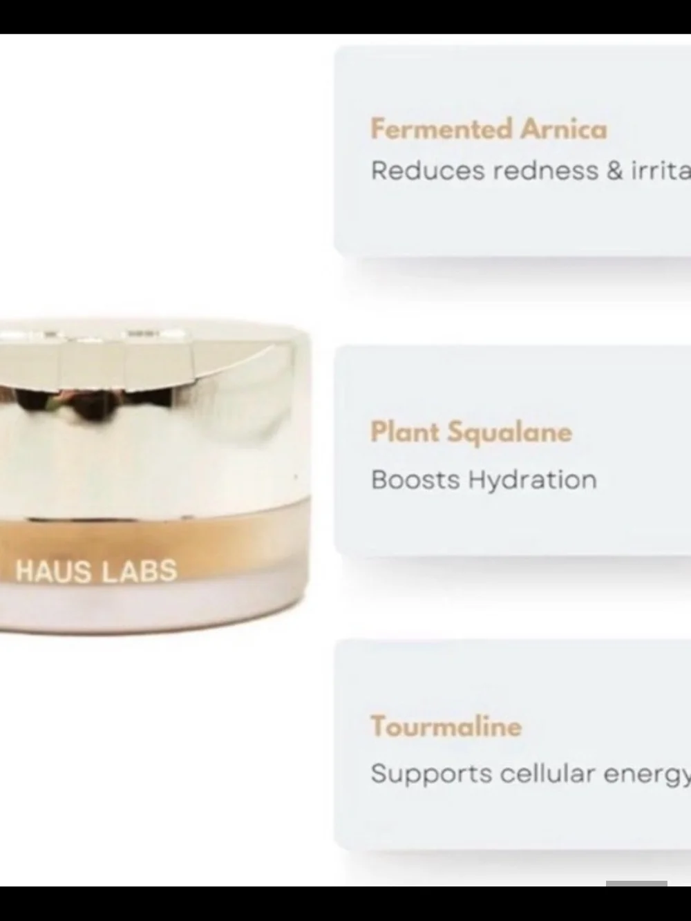 Haus Labs Bio Blurring Loose Setting Powder In Golden NIB✨ FREE GIFT ✨